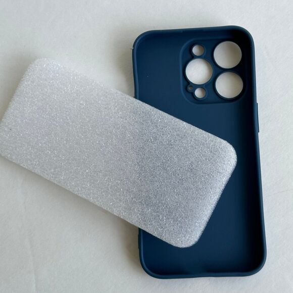 New iphone 14 pro Case Navy Blue - Picture 2 of 2